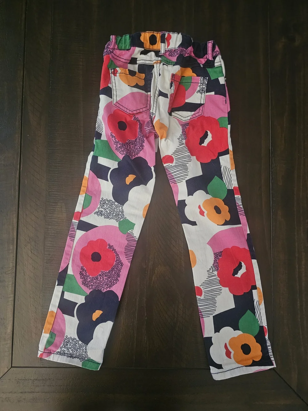 Gymboree Floral Skinny Jeans in Pink, Red, Orange, Navy, Green, White